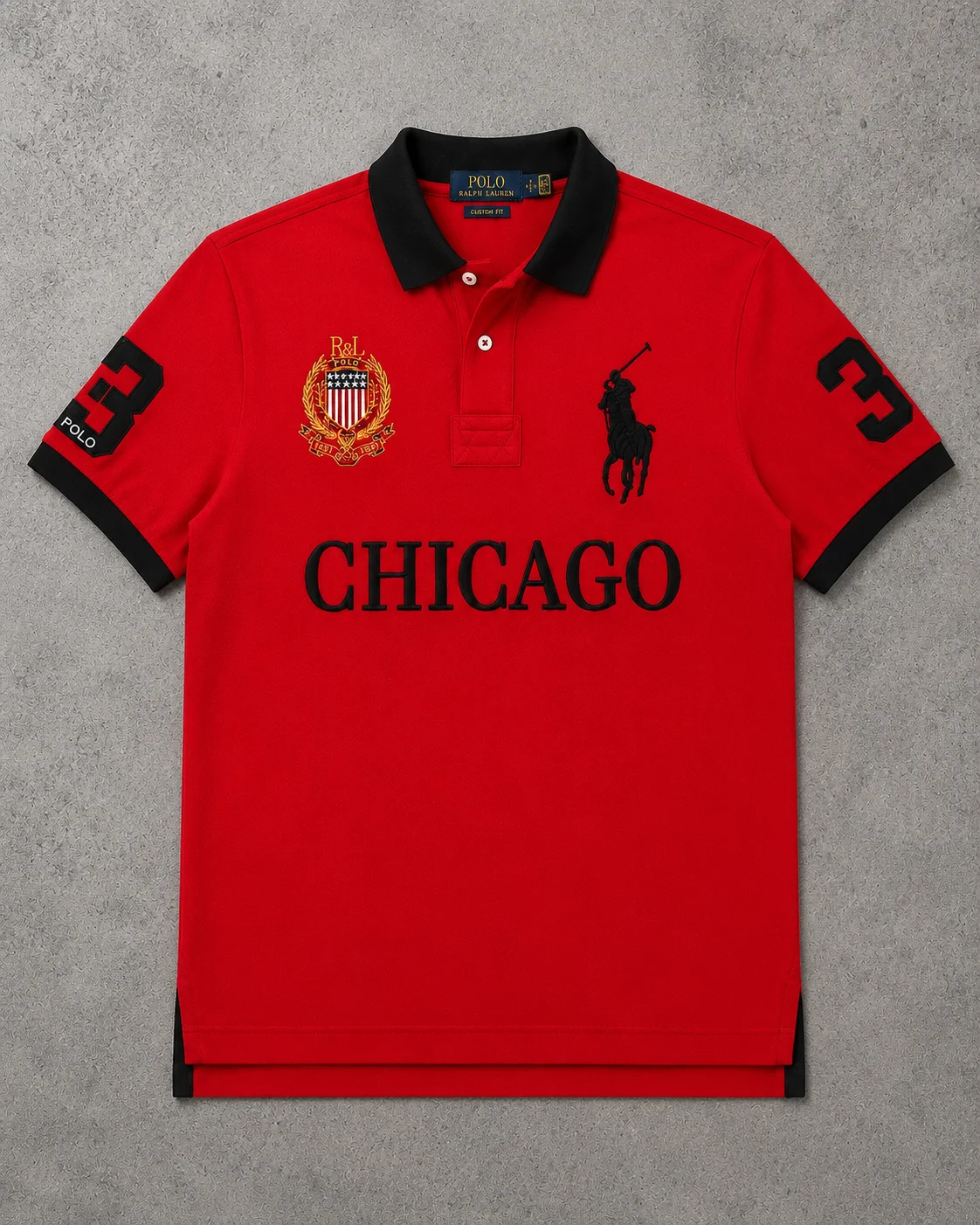 Chicago Red polo photo