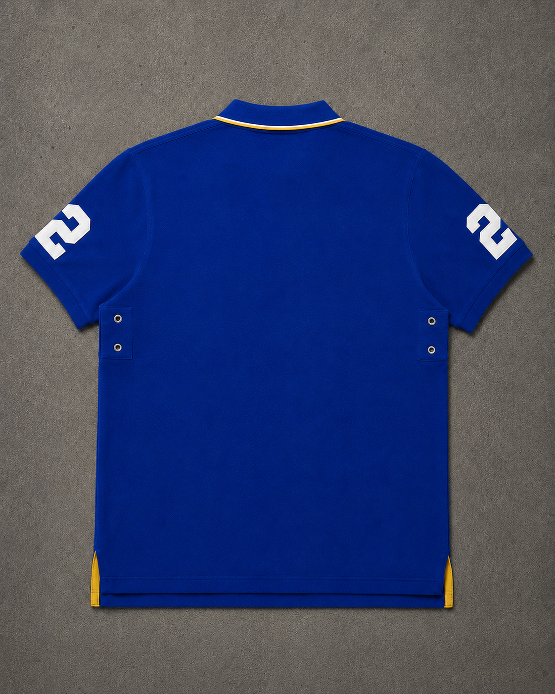 Madrid Blue polo back photo