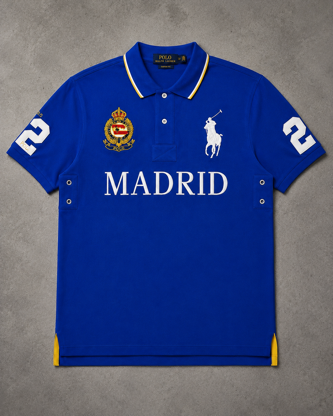 Madrid Blue polo photo