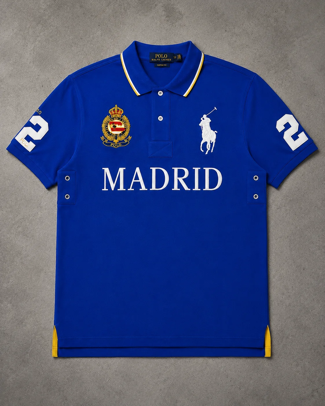 Madrid Blue polo photo