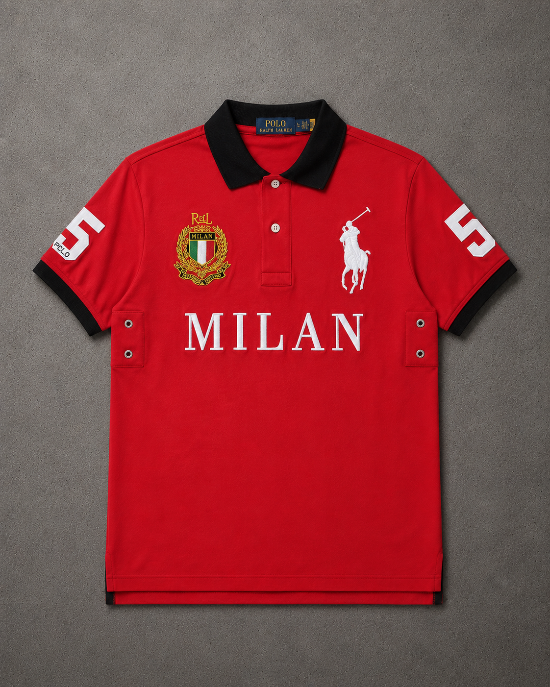 Milan Red polo photo