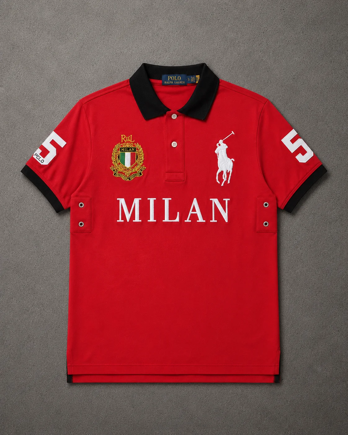 Milan Red polo photo
