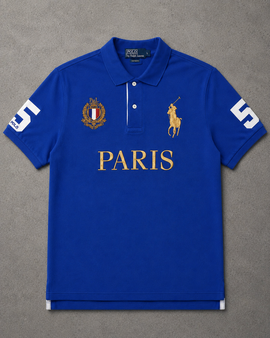 Paris Blue polo photo