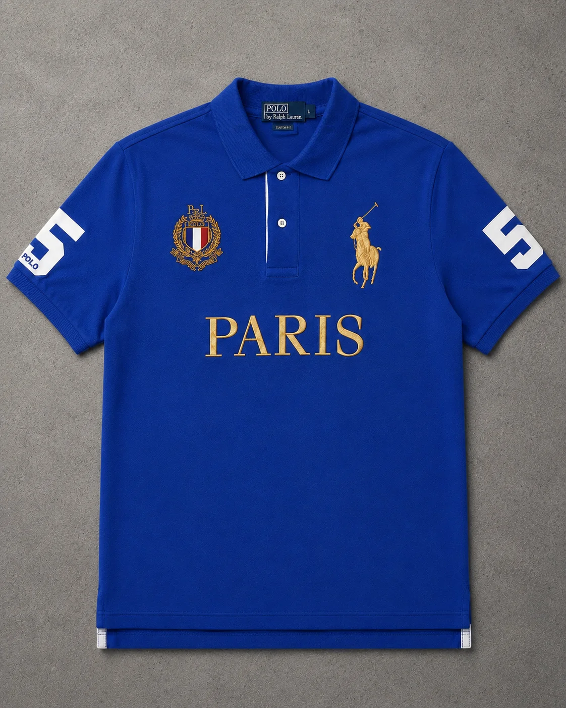 Paris Blue polo photo